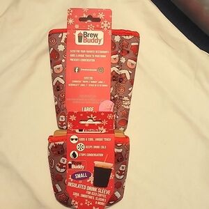 Insulated Drink Sleeve. Set of 2 Large/Small great gift idea!